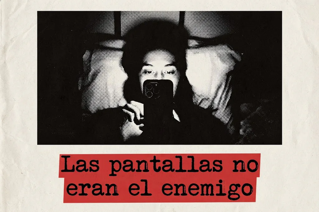 Una reflexión sobre cómo el pánico moral hacia las pantallas oculta el verdadero problema: la arquitectura algorítmica y el capitalismo de plataformas. Una reflexión sobre cómo el pánico moral hacia las pantallas oculta el verdadero problema: la arquitectura algorítmica y el capitalismo de plataformas.