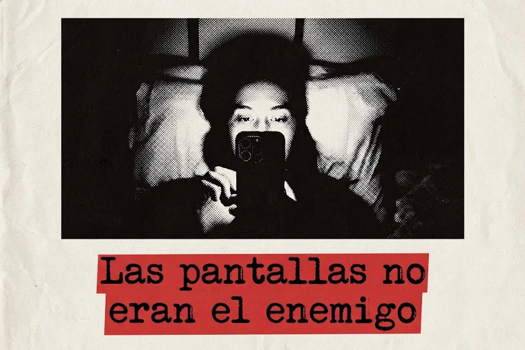 Una reflexión sobre cómo el pánico moral hacia las pantallas oculta el verdadero problema: la arquitectura algorítmica y el capitalismo de plataformas. Una reflexión sobre cómo el pánico moral hacia las pantallas oculta el verdadero problema: la arquitectura algorítmica y el capitalismo de plataformas.